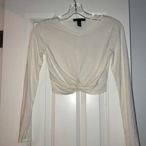 Long sleeve crop top